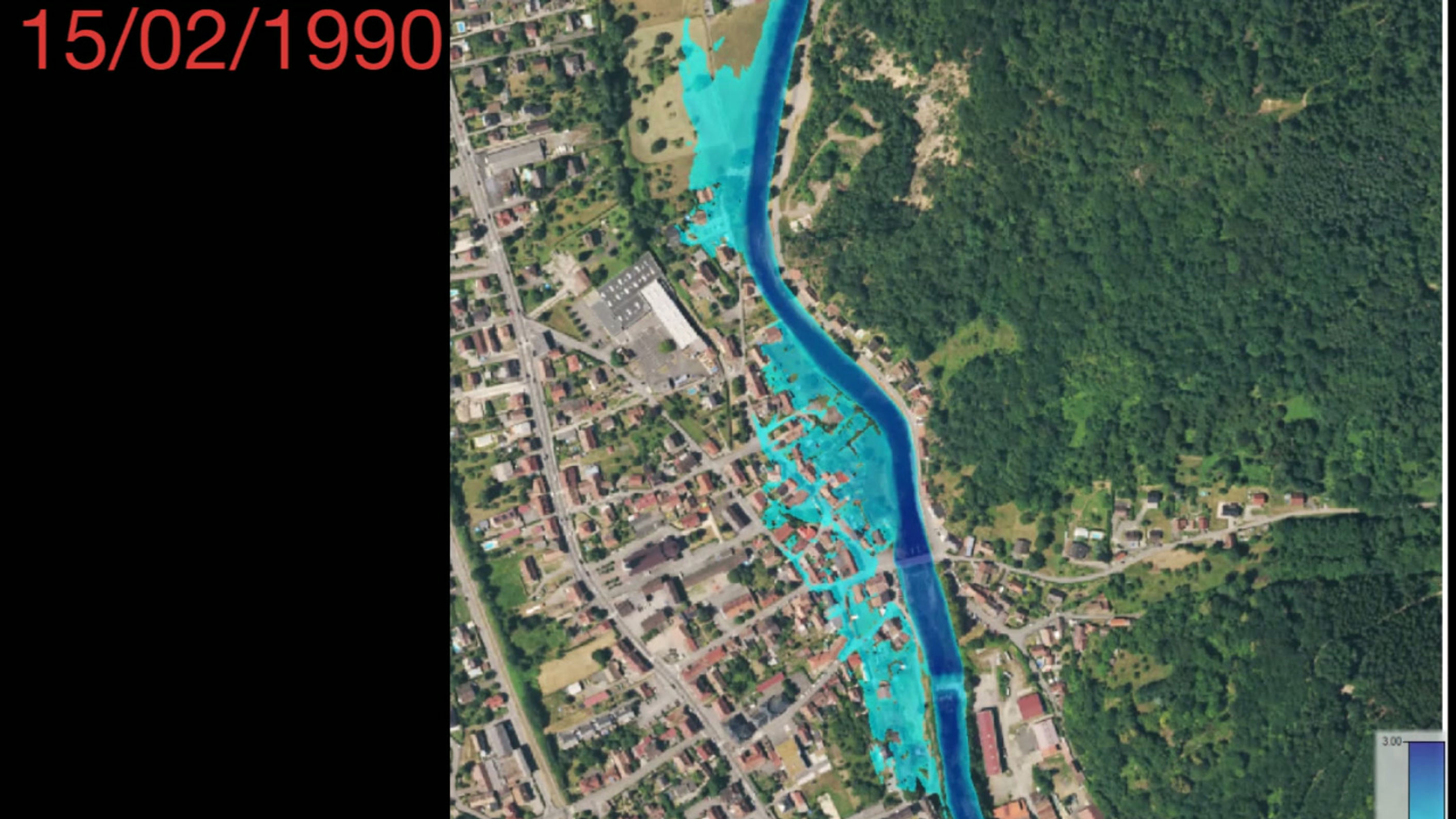 Exposition les pieds dans l'eau